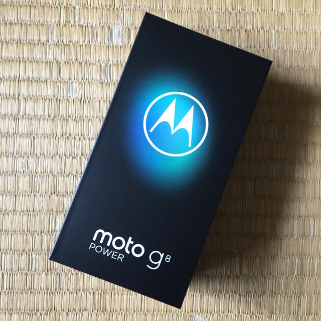 SIMフリー モトローラ moto g8 power カブリブルー　青