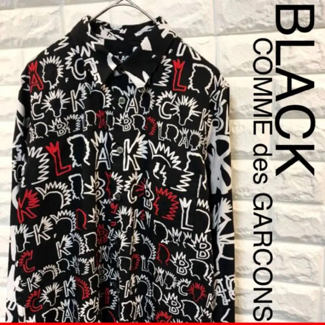 BLACK COMME des GARCONS パンク 総柄シャツ | フリマアプリ ラクマ