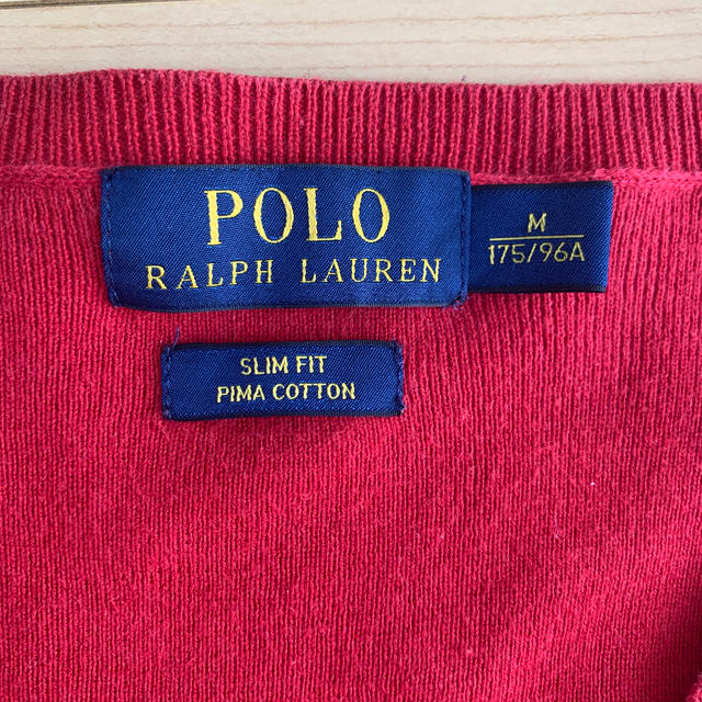 POLO RALPH LAUREN(ポロラルフローレン)のPOLO RALPH LAURN ＶネックセーターMサイズ メンズのトップス(ニット/セーター)の商品写真