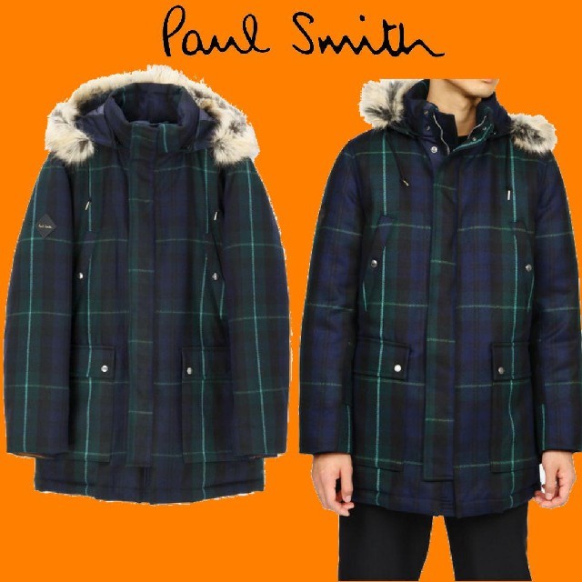 ポールスミス 18aw フランス産ダウン ブラックウォッチ ダウンジャケット | フリマアプリ ラクマ
