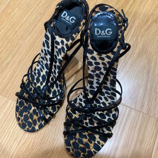 ディーアンドジー(D&G)のD&G レオパード柄サンダル(サンダル)