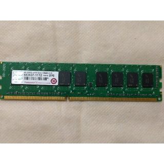 トランセンド(Transcend)のTranscend DDR3 ECC 4GB 1枚(PCパーツ)