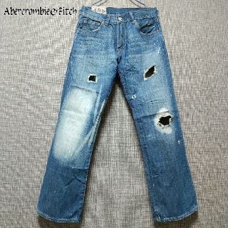 アバクロンビーアンドフィッチ(Abercrombie&Fitch)の期間限定値下げ【Abercrombie&Fitch】ダメージ加工 ジーンズ(デニム/ジーンズ)