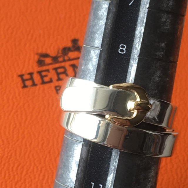 Hermes(エルメス)のHERMES エルメス  ダブルトゥルー　リング レディースのアクセサリー(リング(指輪))の商品写真