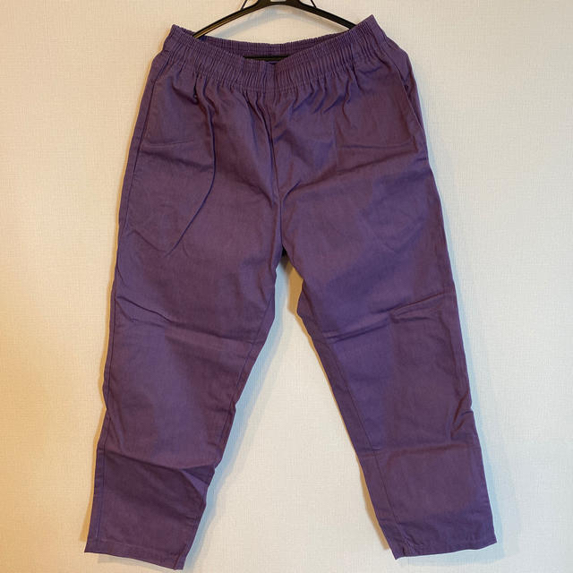 ユニクロ　シェフパンツ　紫 メンズのパンツ(ワークパンツ/カーゴパンツ)の商品写真