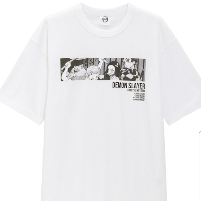 GU(ジーユー)の鬼滅の刃 / GU / Tシャツ / ホワイト / L メンズのトップス(Tシャツ/カットソー(半袖/袖なし))の商品写真