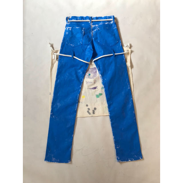 COMME des GARCONS(コムデギャルソン)のGETEMONTS Paint Blue Apron Pants メンズのパンツ(デニム/ジーンズ)の商品写真