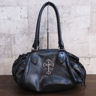 クロムハーツ(Chrome Hearts)のクロムハーツ SQRRY JO SM フィリグリークロス付ハンドバッグ 正規品(ハンドバッグ)