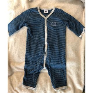 プチバトー(PETIT BATEAU)のロンパース　70サイズ　プチバトー(カバーオール)