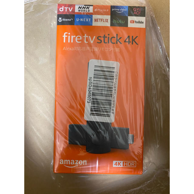 【新品】Fire TV Stick 4K - Alexa対応音声認識リモコン付属