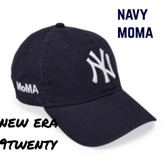 【新品未使用】moma new era NY yankees cap navy