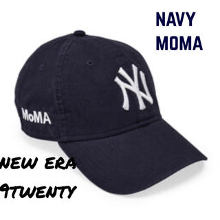 モマ(MOMA)の【新品未使用】moma new era NY yankees cap navy(キャップ)