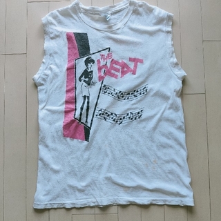 ヴィンテージ　90s THE bEAT タンクトップ Tシャツ　モッズ(Tシャツ/カットソー(半袖/袖なし))