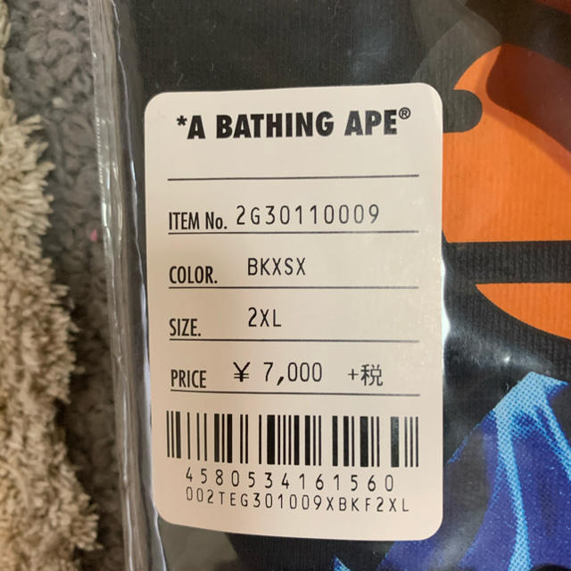 A BATHING APE(アベイシングエイプ)の値下げ交渉ありBAPE FLAME MILO ON BIG APE TEE  メンズのトップス(Tシャツ/カットソー(半袖/袖なし))の商品写真