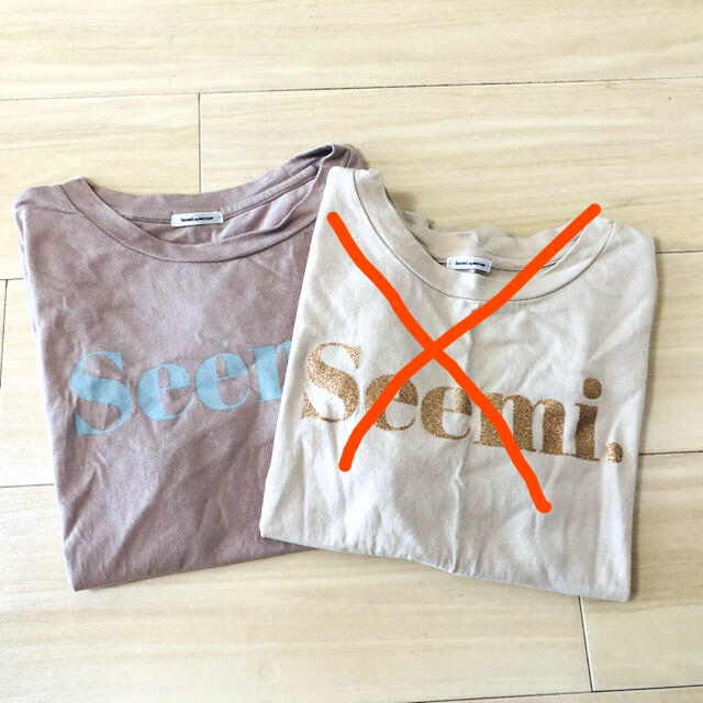 one after another NICE CLAUP(ワンアフターアナザーナイスクラップ)のseemi T レディースのトップス(Tシャツ(半袖/袖なし))の商品写真