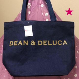 ディーンアンドデルーカ(DEAN & DELUCA)の即日発送 新品／タグ付き DEAN＆DELUCAトートバック ネイビーM(トートバッグ)