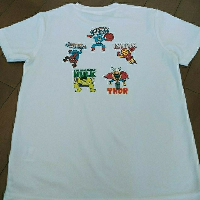 MARVEL(マーベル)の【未使用】MARVEL/マーベルＴシャツ 150 白 キッズ/ベビー/マタニティのキッズ服男の子用(90cm~)(Tシャツ/カットソー)の商品写真