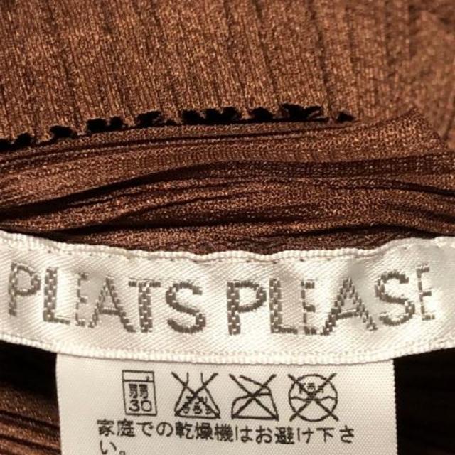 PLEATS PLEASE ISSEY MIYAKE(プリーツプリーズイッセイミヤケ)のプリーツプリーズ 長袖カットソー 3 L美品  レディースのトップス(カットソー(長袖/七分))の商品写真