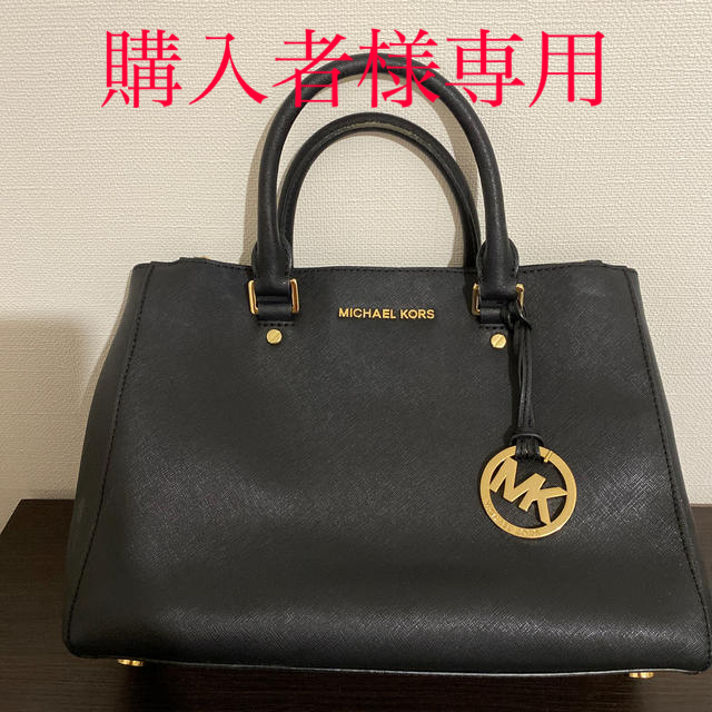 Michael Kors(マイケルコース)の週末限定 SALEマイケルコース　黒ハンドバッグ レディースのバッグ(ハンドバッグ)の商品写真