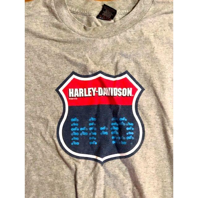 Harley Davidson(ハーレーダビッドソン)のヴィンテージ古着2001年正規品ハーレーTシャツ★未着用☆XL☆米国製 メンズのトップス(Tシャツ/カットソー(半袖/袖なし))の商品写真