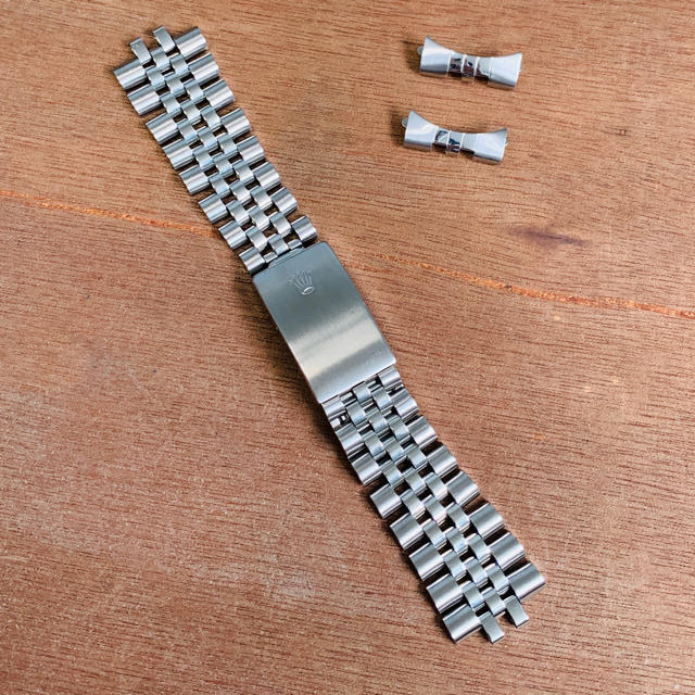 お気に入りの ROLEX ラグ幅20mm 純正ジュビリーブレス 超音波洗浄済み