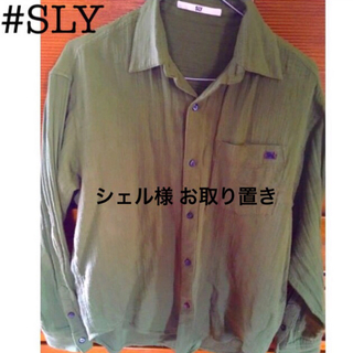 スライ(SLY)のSLY❥人気カーキシャツ(シャツ/ブラウス(長袖/七分))