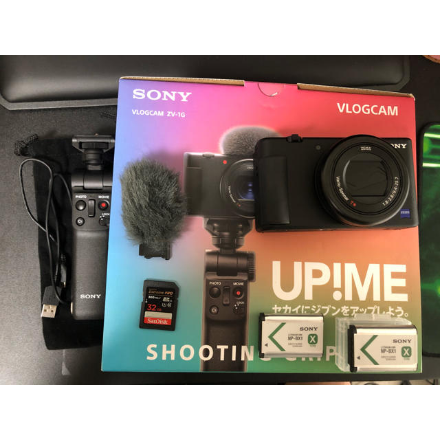 〖極美品〗SONY VLOGCAM ZV-1 バッテリーチャージャー付き