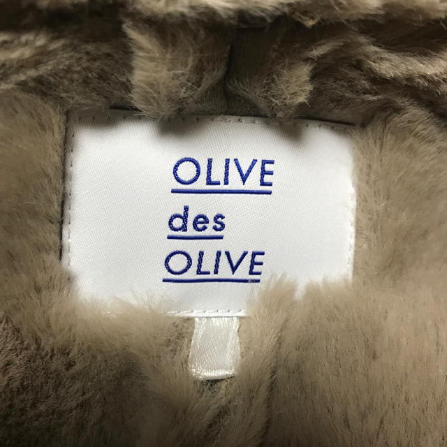 OLIVEdesOLIVE(オリーブデオリーブ)のOLIVE des OLIVE フェイクムートン　コート レディースのジャケット/アウター(ムートンコート)の商品写真