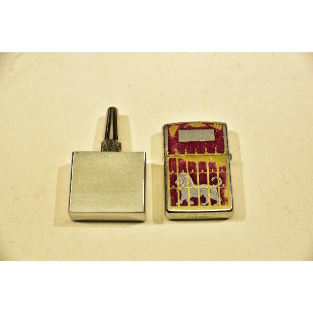 ZIPPO(ジッポー)のZippoライター　限定品（ライオン）　中古（オイル缶は未使用） メンズのファッション小物(タバコグッズ)の商品写真