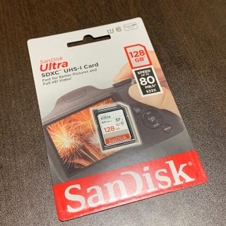 サンディスク(SanDisk)の新品　128GB SDXCカード SDカード SanDisk サンディスク (PC周辺機器)