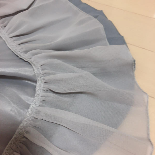 nano・universe(ナノユニバース)の未使用♡nano BASE シフォン プリーツスカート 綺麗 ブルー レディースのスカート(ロングスカート)の商品写真
