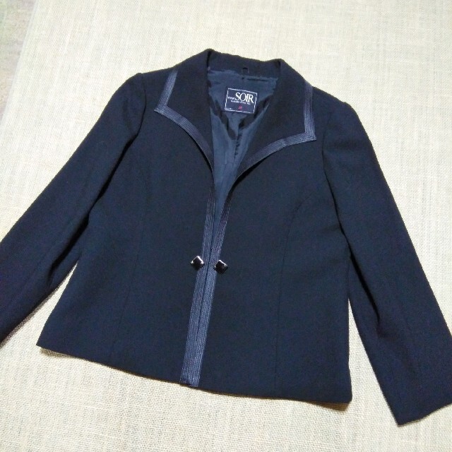 SOIR - 美品 東京ソワール 大きいサイズ 15号 ブラックフォーマル