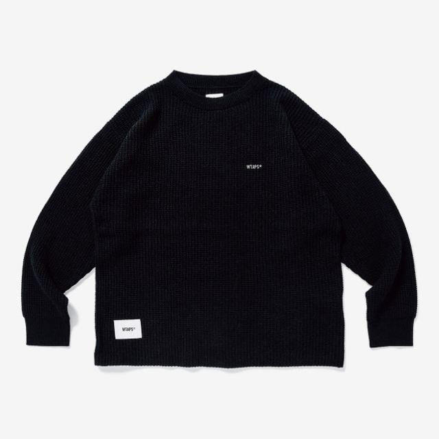 wtaps waffle / sweater. wool XL