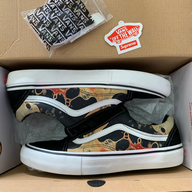 28㎝ Supreme Vans Old Skool バンズ オールドスクール