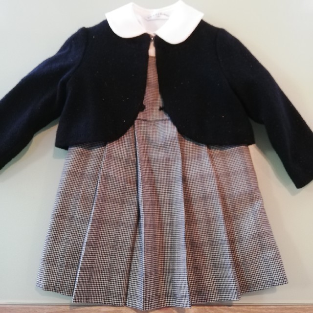 mikihouse(ミキハウス)の美品　セレモニー　フォーマル　セット キッズ/ベビー/マタニティのキッズ服女の子用(90cm~)(ドレス/フォーマル)の商品写真