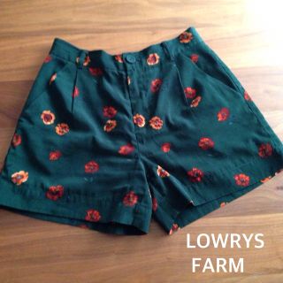 ローリーズファーム(LOWRYS FARM)のショートパンツ＊キュロット＊花柄(ショートパンツ)