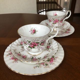 ロイヤルアルバート(ROYAL ALBERT)のロイヤルアルバート★ラベンダーローズ★＆ウェッジウッド★ミラベル★トリオ　ペア(食器)