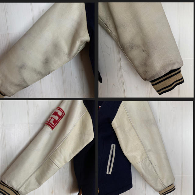 Ralph Lauren(ラルフローレン)のビッグサイズ  チャップスラルフローレン スタジャン ビッグワッペンロゴ メンズのジャケット/アウター(スタジャン)の商品写真