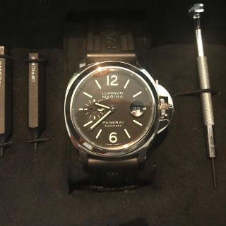 オフィチーネパネライ(OFFICINE PANERAI)の極美品　パネライ　ルミノールマリーナ(腕時計(アナログ))