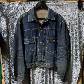 リーバイス(Levi's)のリーバイス　507XX（2nd）Gジャン　ビンテージ　両面タブ　前期　革パッチ？(Gジャン/デニムジャケット)