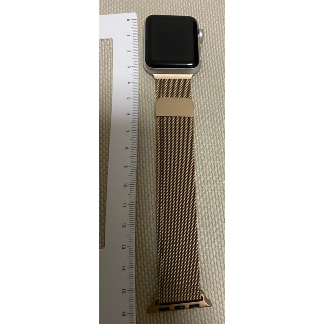 奉呈 AppleWatch ミラネーゼループバンド 38 40 ゴールド 腕時計 金色