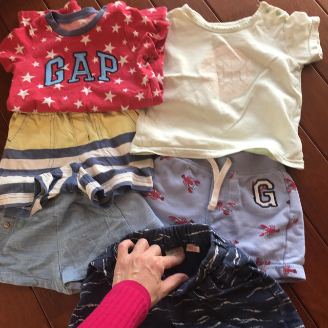 babyGAP(ベビーギャップ)の専用　＋甚平二つ　セット キッズ/ベビー/マタニティのキッズ服女の子用(90cm~)(Tシャツ/カットソー)の商品写真