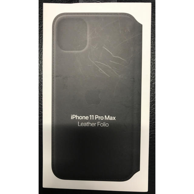 スマホアクセサリーiPhone11 ProMax Leather Folio フォリオ 純正ケース
