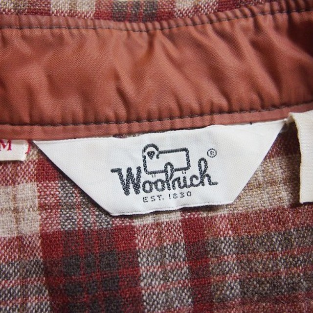 WOOLRICH(ウールリッチ)の実寸 M 70s ヴィンテージ Woolrich ウール シャツ 古着 b320 メンズのトップス(シャツ)の商品写真