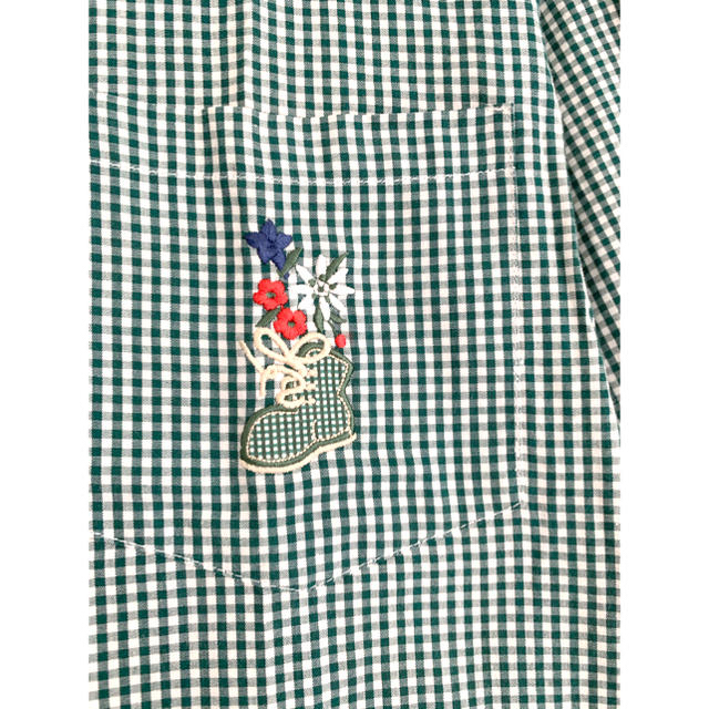 ヴィンテージ ギンガムチェックシャツ レディースのトップス(シャツ/ブラウス(長袖/七分))の商品写真