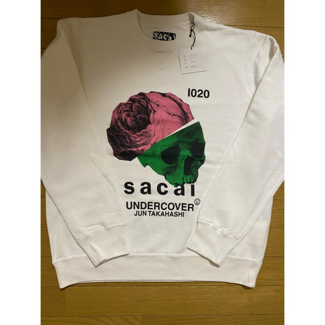 sacai(サカイ)のsacai undercover sweat crewneck L WHITE メンズのトップス(スウェット)の商品写真