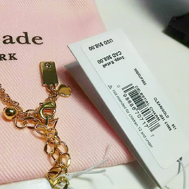 kate spade new york(ケイトスペードニューヨーク)の【新品】kate spade  ケイトスペード  ネックレス キャンサー レディースのアクセサリー(ネックレス)の商品写真