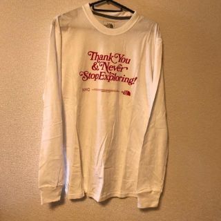 ザノースフェイス(THE NORTH FACE)のUS企画 Mサイズ Thank You NYC Tee ノースフェイス　ロンT(Tシャツ/カットソー(七分/長袖))