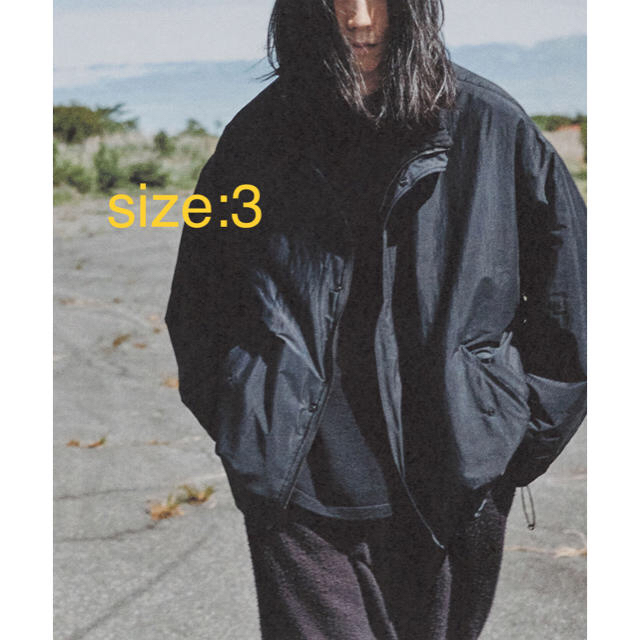 comoli ナイロンショートジャケット size:3 comoli ナイロンショートジャケット size:3