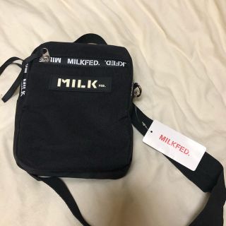 ミルクフェド(MILKFED.)のMILKFED. ラインロゴショルダーバッグ(ショルダーバッグ)